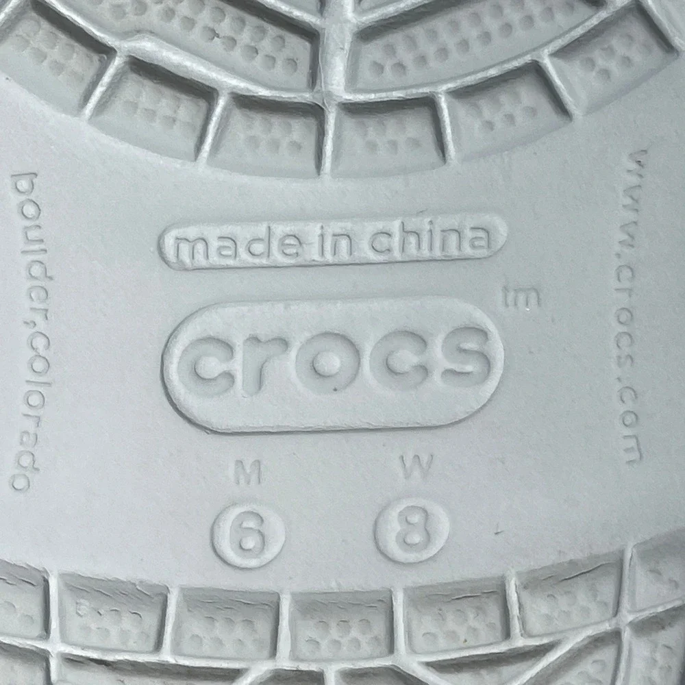 Crocs Marvel Captain America Shield Clogs Mens 6 Womens 8 White Red Blue Shield